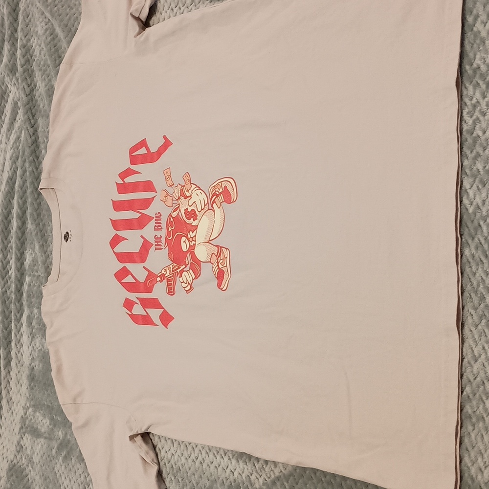 Secure The Bag Men's Graphic T-shirt Size 2XL